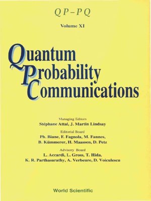 cover image of Quantum Probability Communications